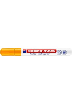 Marker kredowy e-4095 edding, 2-3 mm, pomarańczowy neonowy - 10 szt