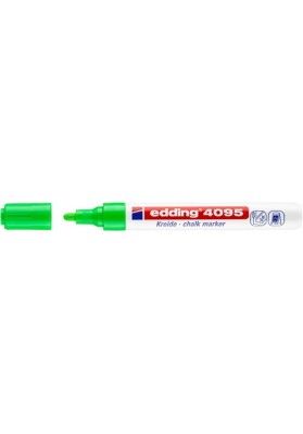 Marker kredowy e-4095 EDDING, 2-3 mm, jasnozielony - 10 szt