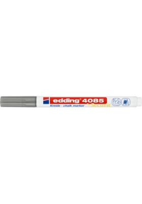 Marker kredowy e-4085 edding, 1-2 mm, srebrny - 10 szt