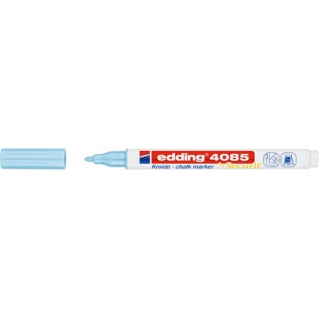 Marker kredowy e-4085 EDDING, 1-2 mm, pastelowy niebieski - 10 szt