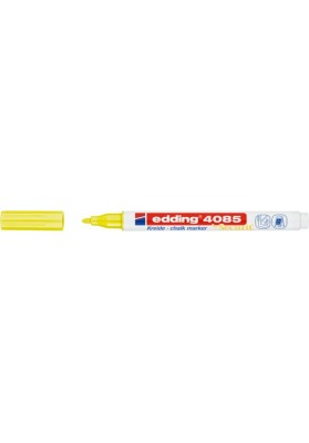 Marker kredowy e-4085 EDDING, 1-2 mm, neonowy żółty - 10 szt