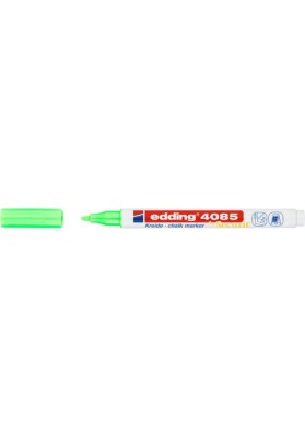 Marker kredowy e-4085 EDDING, 1-2 mm, neonowy zielony - 10 szt