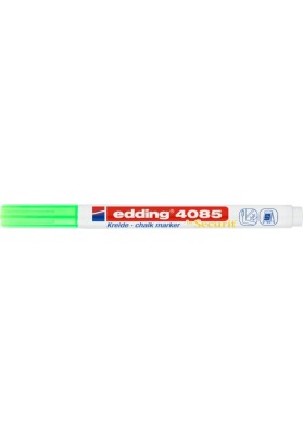 Marker kredowy e-4085 edding, 1-2 mm, neonowy zielony - 10 szt