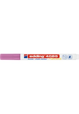 Marker kredowy e-4085 edding, 1-2 mm, metaliczny różowy - 10 szt