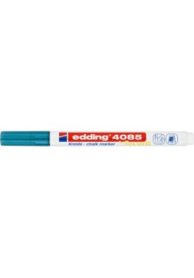 Marker kredowy e-4085 edding, 1-2 mm, metaliczny niebieski - 10 szt
