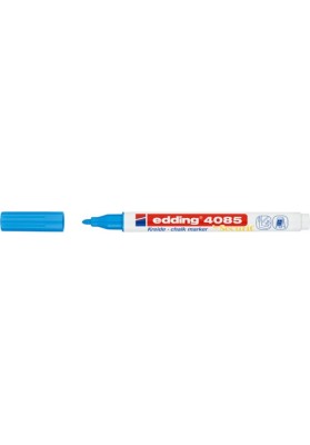 Marker kredowy e-4085 EDDING, 1-2 mm, jasnoniebieski - 10 szt