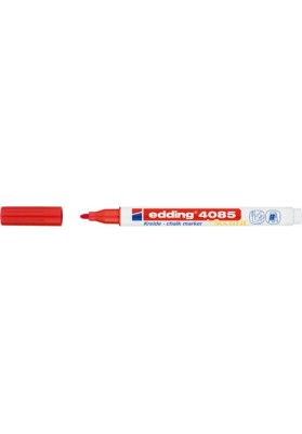 Marker kredowy e-4085 EDDING, 1-2 mm, czerwony - 10 szt