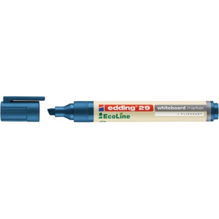 Marker do tablic e-29 EDDING EcoLine, 1-5 mm, niebieski - 10 szt