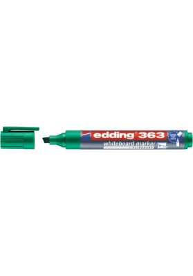 Marker do tablic e-363 EDDING, 1-5 mm, zielony - 10 szt