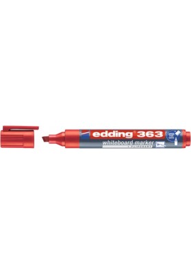 Marker do tablic e-363 EDDING, 1-5 mm, czerwony - 10 szt