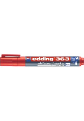 Marker do tablic e-363 edding, 1-5 mm, czerwony - 10 szt