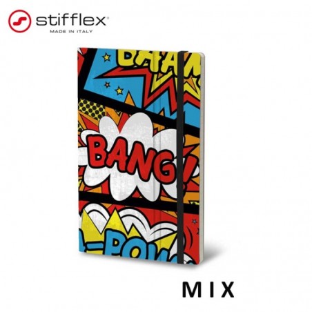 Notatnik STIFFLEX, 13x21cm, 192 strony, Mix