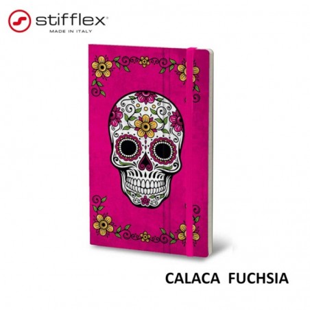 Notatnik STIFFLEX, 13x21cm, 192 strony, Calaca - Fuchsia