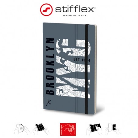 Notatnik stifflex, 13x21cm, 192 strony, brooklyn