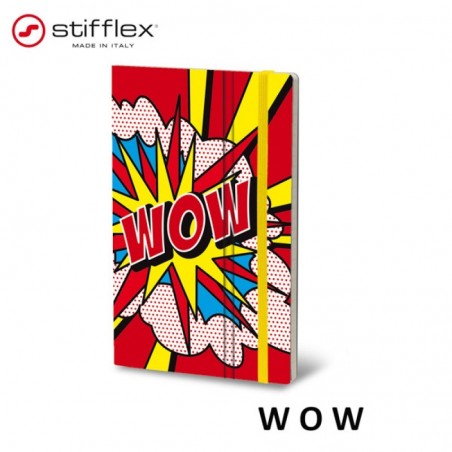 Notatnik STIFFLEX, 13x21cm, 192 strony, Wow