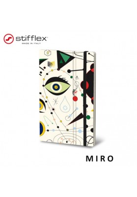 Notatnik STIFFLEX, 13x21cm, 192 strony, Miro
