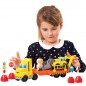 Ecoiffier abrick zestaw budowlany drogowy dla dzieci 33 elementy