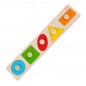 Classic world układanka montessori dla dzieci nauka kształtów figur kolorów 7 el.