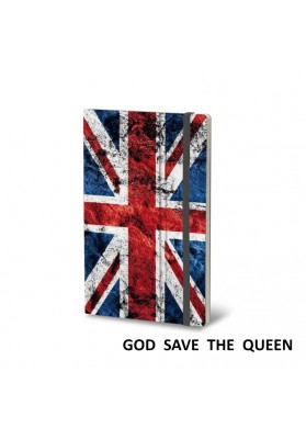 Notatnik STIFFLEX, 13x21cm, 192 strony, God save the Queen