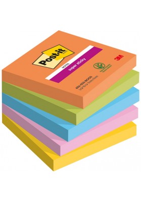 Karteczki samoprzylepne Post-it® Super Sticky, BOOST, 76x76mm, 5x90 kart.
