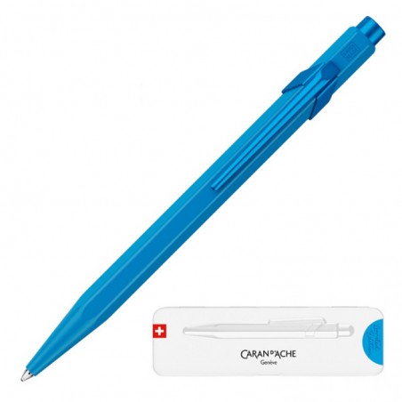 Długopis CARAN D'ACHE 849 Claim Your Style, Edycja 4, Azure Blue