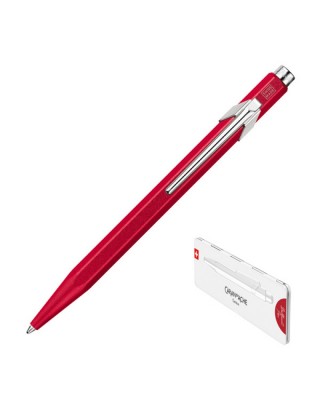 Długopis caran d'ache 849 colormat-x, m, w pudełku, czerwony