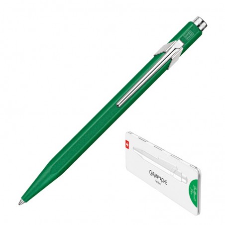 Długopis caran d'ache 849 colormat-x, m, w pudełku, zielony