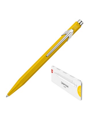 Długopis caran d'ache 849 colormat-x, m, w pudełku, żółty
