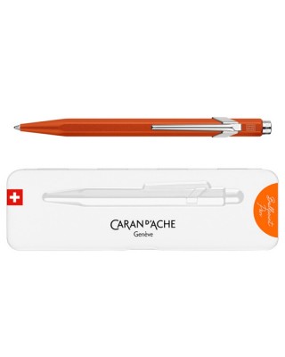 Długopis CARAN D'ACHE 849 Colormat-X, M, w pudełku, pomarańczowy