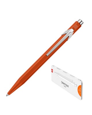 Długopis caran d'ache 849 colormat-x, m, w pudełku, pomarańczowy