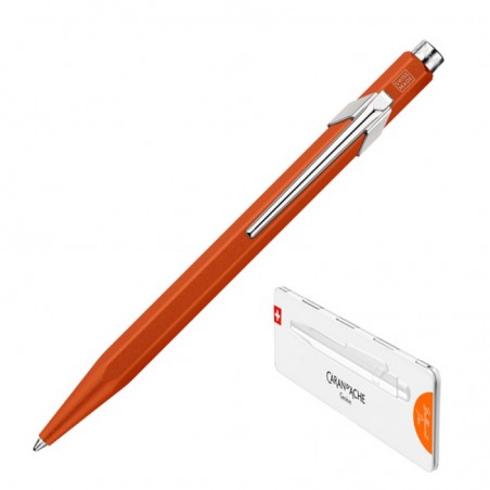 Długopis caran d'ache 849 colormat-x, m, w pudełku, pomarańczowy