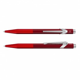 Długopis CARAN D'ACHE 849 Wonder Forest, M, czerwony