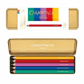 Ołówki Maxi Graphite CARAN D'ACHE, Colour Treasure, 5 szt.