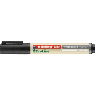 Marker do tablic e-29 EDDING EcoLine, 1-5 mm, czarny - 10 szt