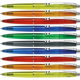 Długopis automatyczny schneider k20 icy, m, 10 szt. blister, mix kolorów