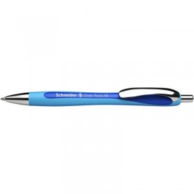 Długopis automatyczny schneider slider rave, xb, 1szt., blister, niebieski