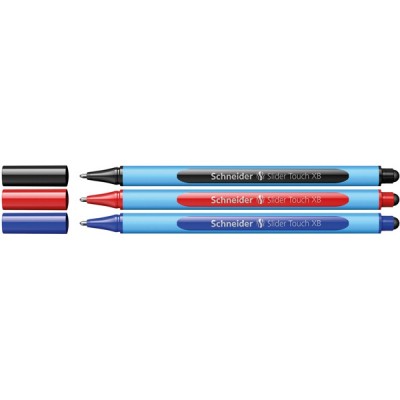 Długopis schneider slider edge, xb 1,4mm, 3 szt., blister, mix kolorów