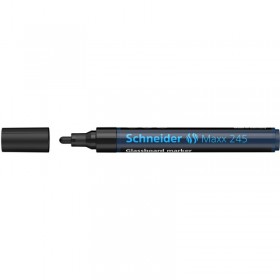 Marker do tablic szklanych schneider maxx 245, 2-3mm, blister, czarny