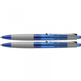 Długopis automatyczny schneider loox, 2szt., blister, niebieski