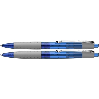 Długopis automatyczny schneider loox, 2szt., blister, niebieski