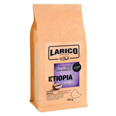 Kawa larico etiopia sidamo, ziarnista, 500g - 6 szt