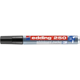 Marker do tablic suchościeralnych e-250 edding, 1,5-3 mm, czarny - 10 szt