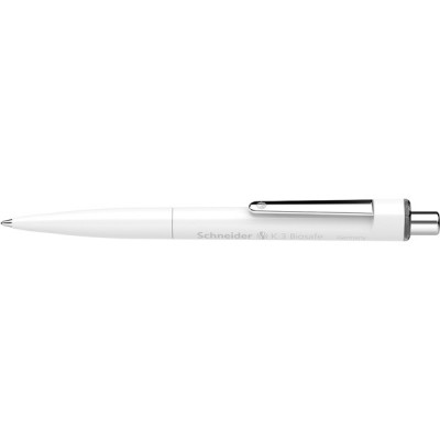 Długopis automatyczny schneider k3, biosafe, m, czarny - 10 szt