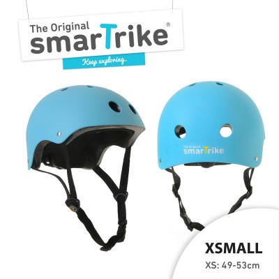 Kask rowerowy smart trike - rozmiar xs - niebieski