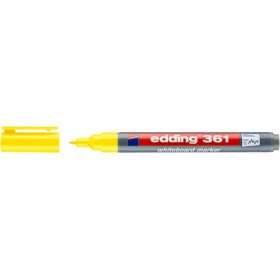 Marker do tablic e-361 edding, 1 mm, żółty - 10 szt