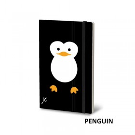 Notatnik stifflex, 13x21cm, 192 strony, penguin