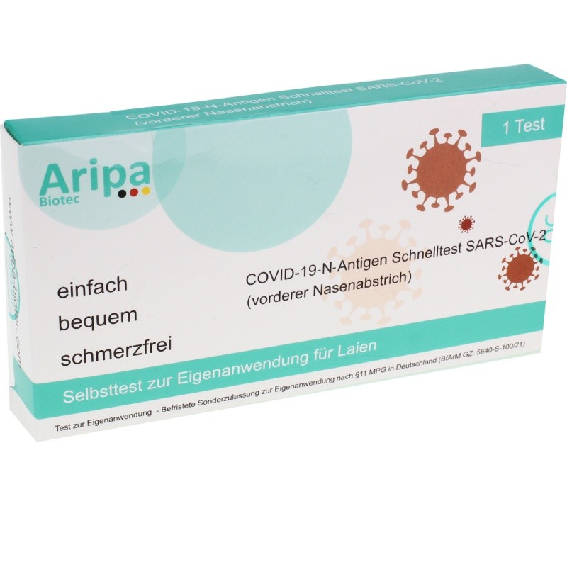 Test antygenowy aripa na obecność sars-cov-2, do samokontroli