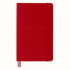 Notes moleskine passion journal recipe, 400 stron, czerwony