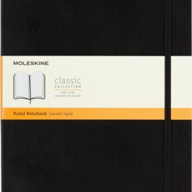 Notes moleskine classic a4 (21x29,7 cm) w linie, miękka oprawa, 192 strony, czarny