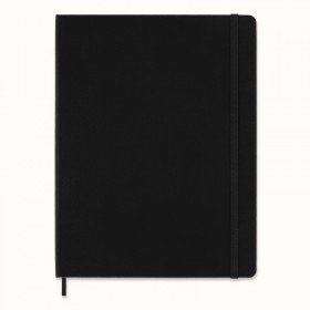 Notes moleskine classic xl (19x25cm) gładki, twarda oprawa, 192 strony, czarny